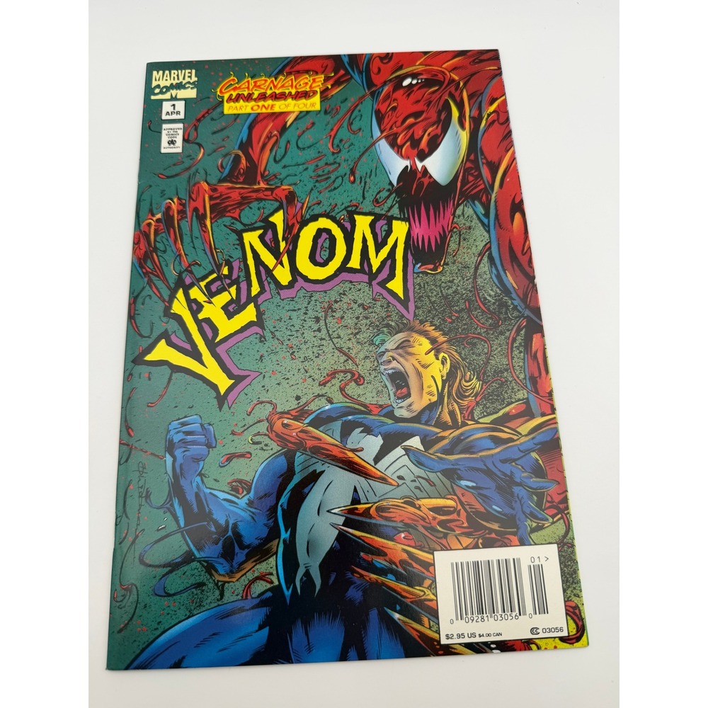 Venom Carnage Unleashed 1 April 1995 Marvel Comics Part One of Four Symbiote